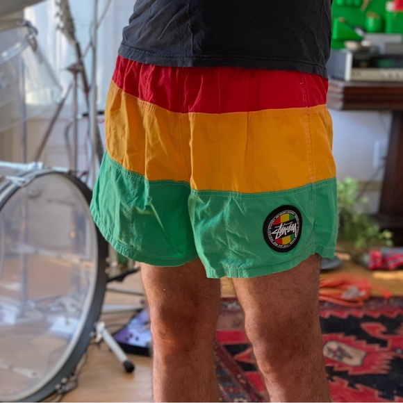 Vintage 90s Stussy swim shorts - Picture 3 of 10